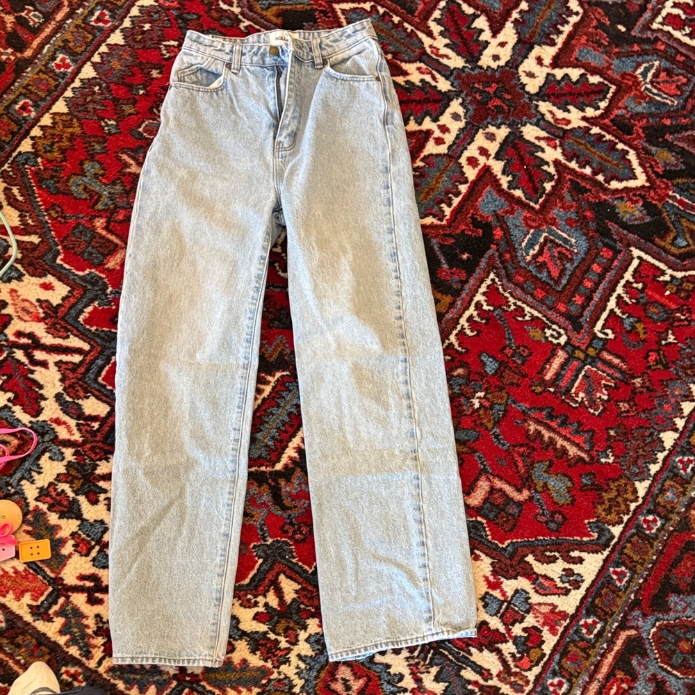 ROLLA'S Light Blue Straight Leg Jeans